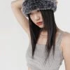 [OV] Seasonless Two Step Warm Fur Hat 2color Best Sellers