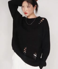 Best Sellers [OV] Seasonless Rough Vintage Knit 2color