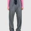 [ORGANICKIT] SS 22 Purple Piece Wool Trouser Gray Best Sellers