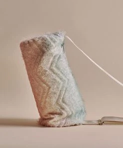 Best Sellers [RYSM] Seasonless Feather Bag - Coral Blue