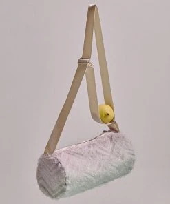 Best Sellers [RYSM] Seasonless Feather Bag - Purple Green