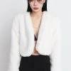 Best Sellers [OV] Seasonless Soft Short Hair Fake Fur Jacket 2color