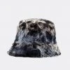 [DILETTANTISME] Seasonless NAVY BLUE ECO FUR BUCKET HAT Best Sellers