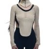 Best Sellers [NONMAINSTREAMER] SS 22 Corset Mesh Top & Neck Warmer - Beige