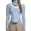 [NONMAINSTREAMER] SS 22 Corset Mesh Top & Neck Warmer - Soda