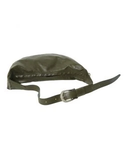 Best Sellers [IUGAMAKARAS] Seasonless H-Buckle Banana Leather Bag (khaki)