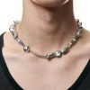 [SAGEGASAGE] Seasonless Ugly Silver Pearl Necklace