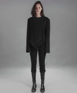 [MERENS] SS 22 Fabric Mix Mannish Sweatshirt Best Sellers