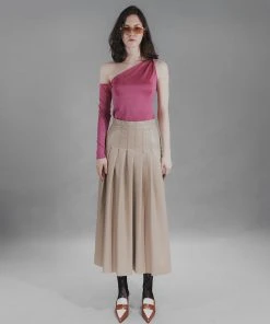 [MERENS] SS 22 Shoulder Knotted Metal Top Best Sellers