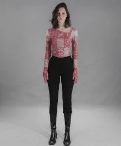 [MERENS] SS 22 Collage Artwork Sleeve Cut-out Top Best Sellers