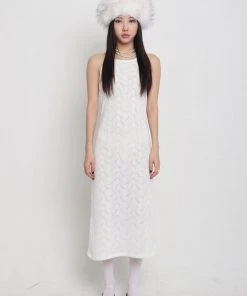 [OV] Seasonless Halter Neck Leaf Ops 2color Best Sellers