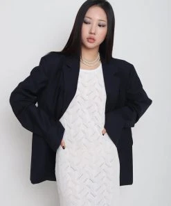 [OV] Seasonless Daddy Over Fit Single Jacket 2color