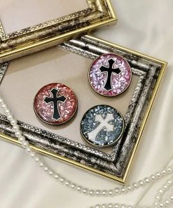 Best Sellers [ETREROSE] Seasonless Cross Pearl Epoxy Smart Tok (3color)