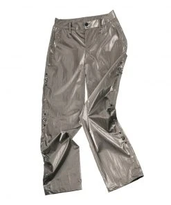 [ELFELFELF ARCHIVES] SS 22 LOW RISE STUD PANTS (SILVER) Best Sellers