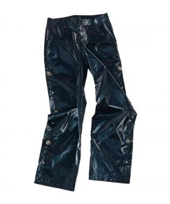 [ELFELFELF ARCHIVES] SS 22 LOW RISE STUD PANTS (BLUE)