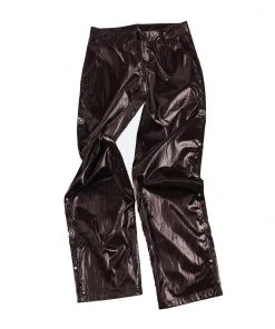 [ELFELFELF ARCHIVES] SS 22 LOW RISE STUD PANTS (WINE)