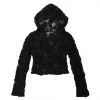 Best Sellers [ELFELFELF ARCHIVES] SS 22 LACE HOODIE BLOUSE (BLACK)