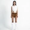 [ARTS DE BASE] Seasonless Unbalanced Collar Top (White) Best Sellers