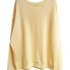 [NOFFICIALNOFFICE] Seasonless PEARL SHELL SWEATSHIRT YELLOW Best Sellers