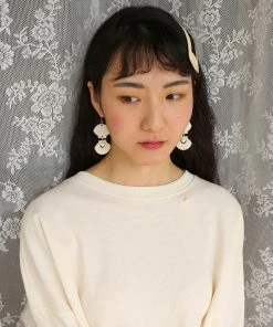 Best Sellers [NOFFICIALNOFFICE] Seasonless PEARL SHELL SWEATSHIRT IVORY