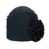 Best Sellers [NOFFICIALNOFFICE] Seasonless CHIFFON CORSAGE BEANIE BLACK