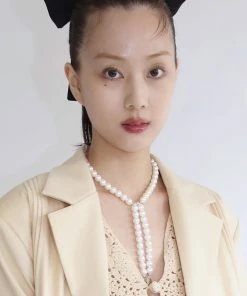 [NOFFICIALNOFFICE] Seasonless PEARL TIE NECKLACE
