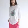 [NOFFICIALNOFFICE] SS 22 POCKET GIRL UGLY FIT T-SHIRT WHITE Best Sellers