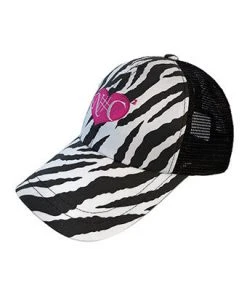 [NOFFICIALNOFFICE] Seasonless ZEBRA HEART LOGO MESH BALL CAP