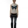[KASHIKO] SS 22 Blue Butterfly Sleeveless Best Sellers