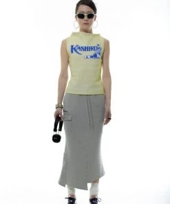 [KASHIKO] SS 22 Logo Lemon Sleeveless Best Sellers