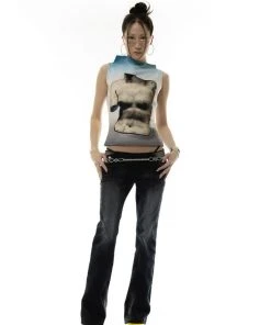 [KASHIKO] SS 22 Surreal Oil Paint Sleeveless Best Sellers