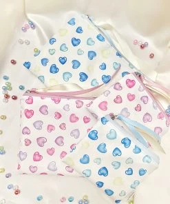[ETREROSE] Seasonless Melting Heart Zip-pouch (SET/2color)