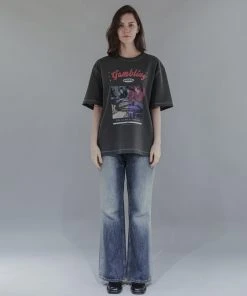 [MERENS] SS 22 GAMBLING Artwork Pigment T-shrit Best Sellers