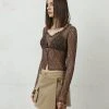 [90GALLERY] SS 22 VINTAGE LACE CARDIGAN / Brown Best Sellers