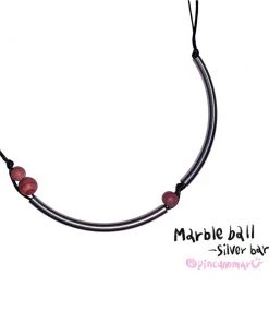 [PINCUNOMARU] Seasonless Marble Ball-silver Bar