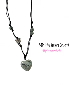 [PINCUNOMARU] Seasonless Mini Fly Heart (mint)