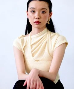 Best Sellers [BORN IN] Summer 22 DENISE Top (yellow)