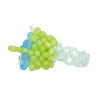 Best Sellers [SWINGSET] Seasonless Flower Basket Beads Ring (Lime)