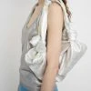 [POKOFOSCA] Seasonless DOUBLE KNOT BAG (SPARKLE SILVER)