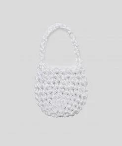 Best Sellers [POKOFOSCA] Seasonless SHINE KNIT BAG (SNOW)
