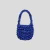 Best Sellers [POKOFOSCA] Seasonless SHINE KNIT BAG (MARINE BLUE)
