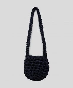 [POKOFOSCA] Seasonless CROSS SHINE KNIT BAG (NAVY) Best Sellers