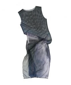 Best Sellers [ELFELFELF ARCHIVES] Summer 22 SILHOUETTE ONE-PIECE -BLUE