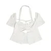Best Sellers [ELFELFELF ARCHIVES] Summer 22 DON'T LOOK AT MY BACK! Blouse -WHITE