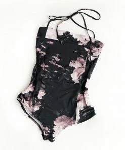 [ELFELFELF ARCHIVES] Summer 22 SWIMMING BODY SUIT-PINK ROSE