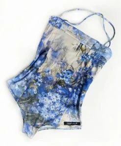Best Sellers [ELFELFELF ARCHIVES] Summer 22 SWIMMING BODY SUIT -BLUE
