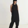 Best Sellers [REPOS] SS 22 FLAT SLEEVELESS DRESS (BLACK)