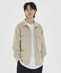 [HAVEOFFDUTY] FW 21 BIO COTTON B.D.U SHIRTS(BEIGE) Best Sellers