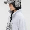 [GIMMETHEYOUNG] Seasonless HERRINGBONE EARMUFFS CAP / GREY