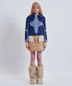 [ODLYWORKSHOP] FW 21 Blue Alpaca Quad Jacket Best Sellers